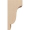 Ekena Millwork 7"W x 7"D x 14"H Wide Newport Rough Cedar Woodgrain TimberThane Corbel, Primed Tan CORUR07X07X14NEWRCPR - alternate 4